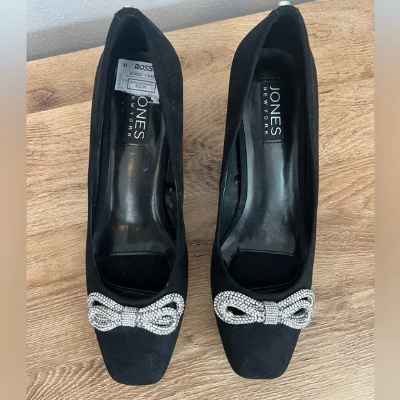 Jones New York Shoes Womens Size 8.5 Black (0537) - Picture 1 of 9